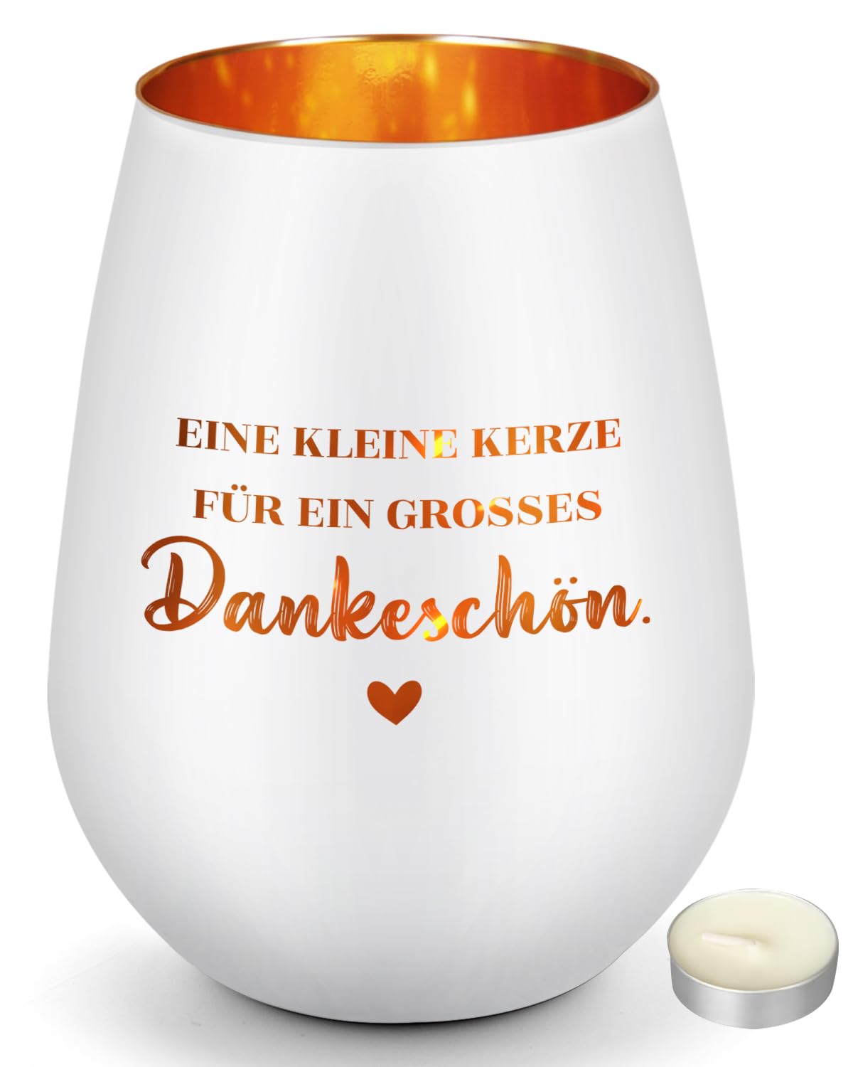 CadeauJoie Dankeschön Geschenke, Danke Geschenke für Frauen, Windlicht aus Glas Geschenk, Danke Geburtstag Geschenk für Mama Oma Freundin Lehrerin Erzieherin Abschiedsgeschenk Kollegin kollegen