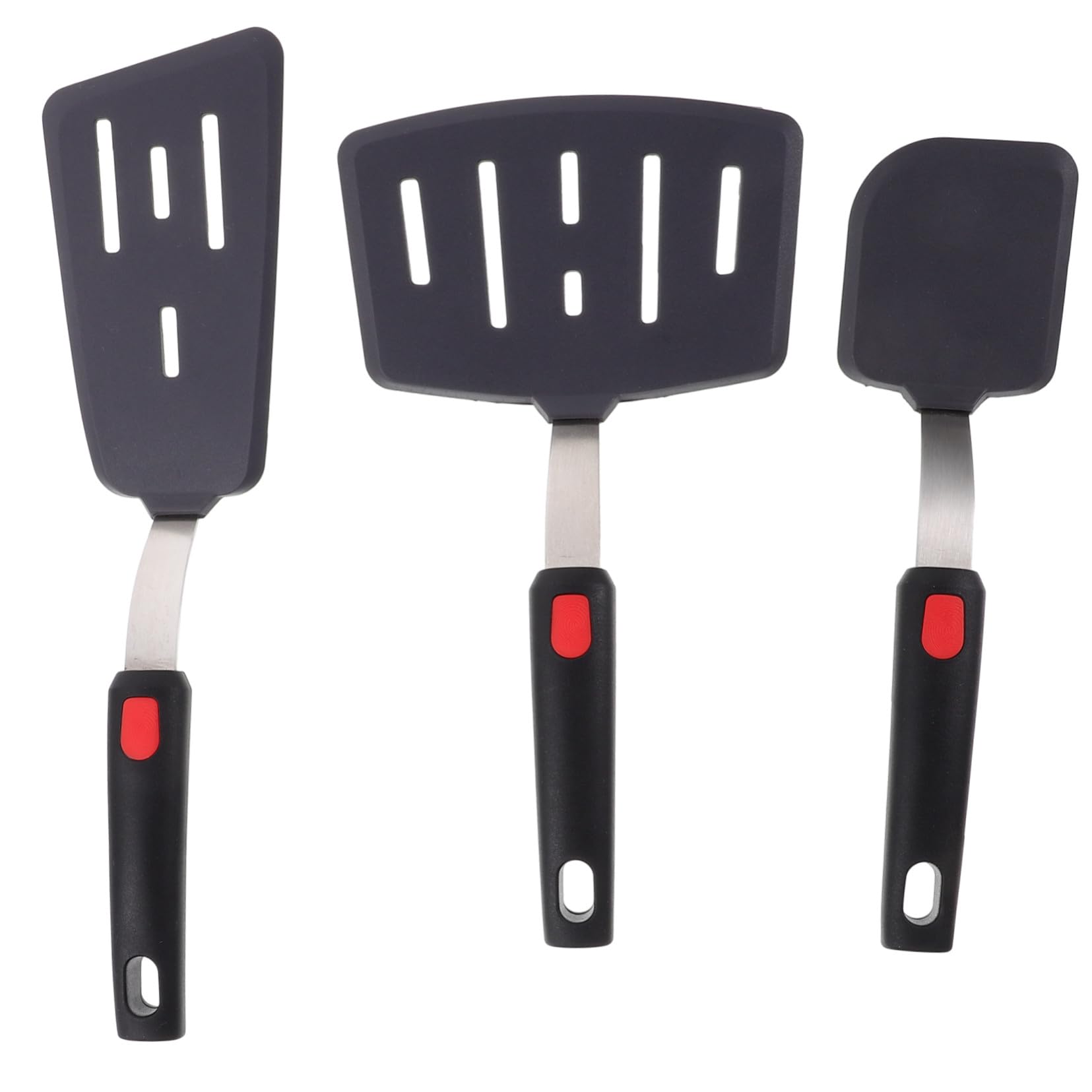 Garneck Juego de 3 Espátulas de Silicona Antiadherente para Cocina Resistente al Calor
