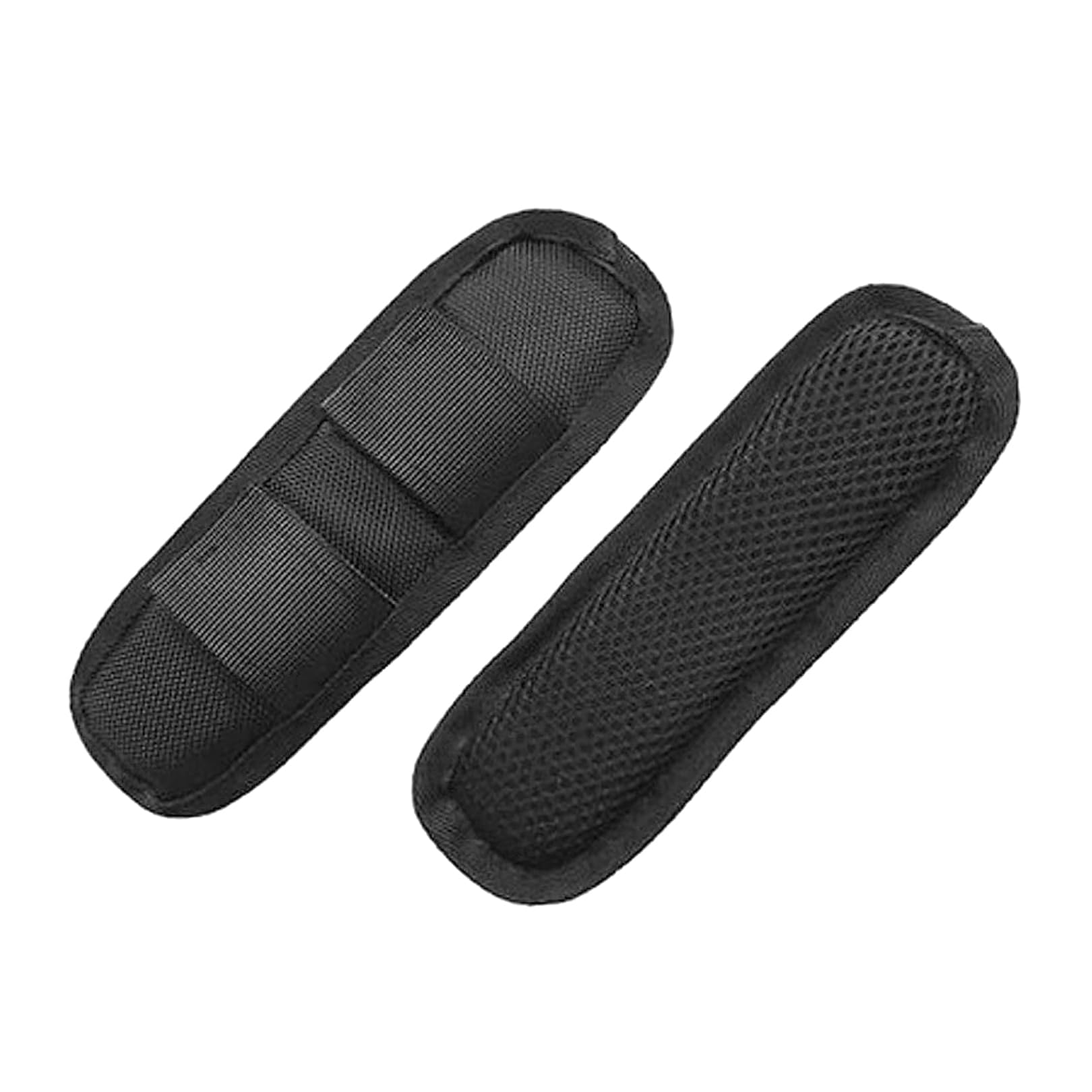 Vnidjgb Unisex Black 2 Pcs Shoulder Strap Pad, Anti-Slip Removable Backpack Strap Pads, Universal Breathable Replacement Comfortable Cushion Shoulder Pad, For Backpacks, Luggage, Guitar, Camera Bags.