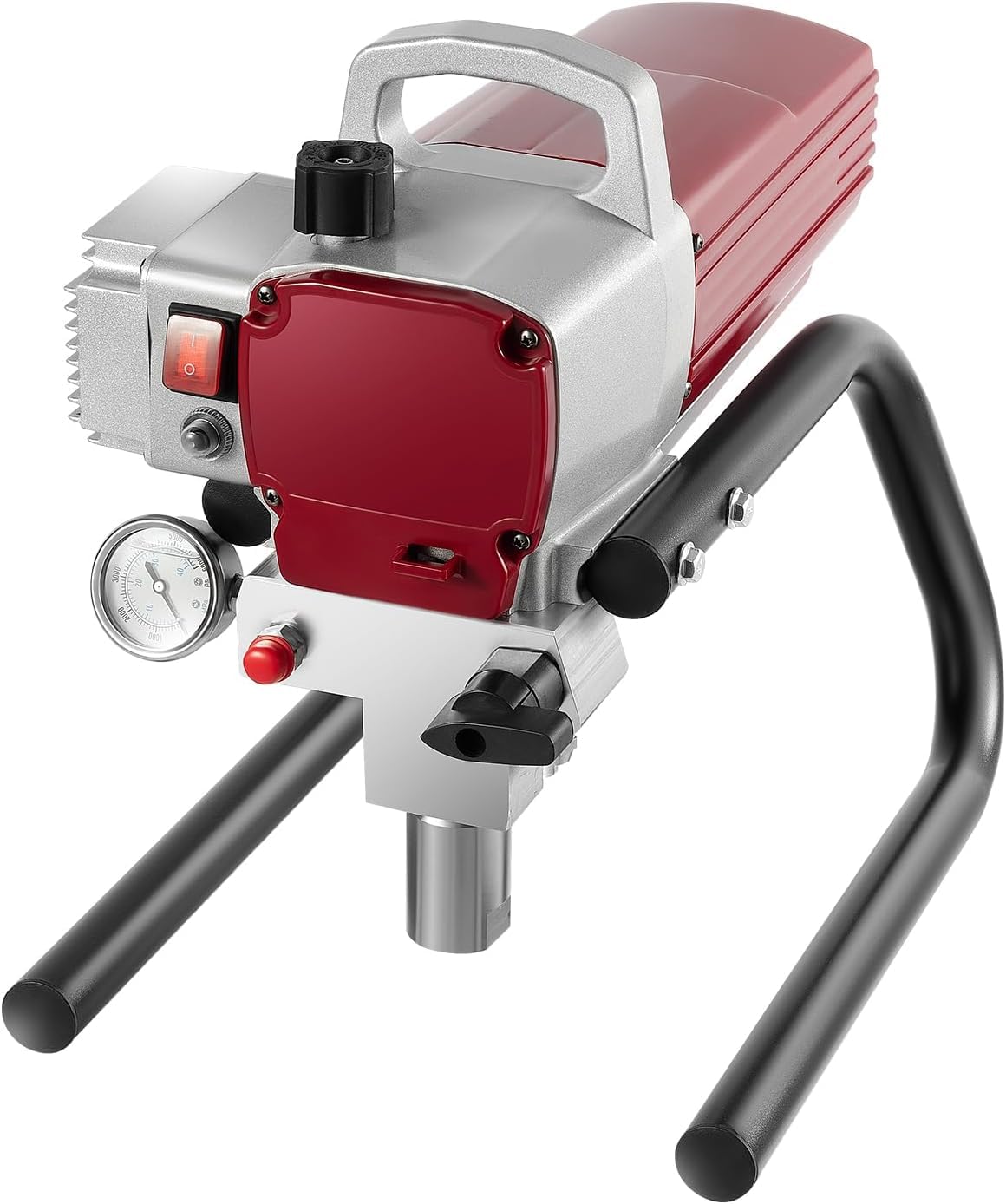 Pistola a spruzzo airless elettrica da 1800 W, kit di pistola a spruzzo ad alta pressione per vernici a olio, a emulsione e antiruggine.