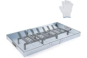 Adjustable Fireplace Tray: A Durable Ash Catcher for Effortless Fire Maintenance