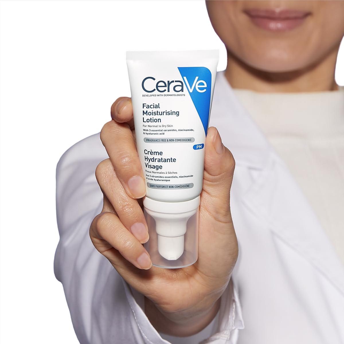 Cerave Crema Viso Idratante con Acido Ialuronico e Ceramidi 50Ml