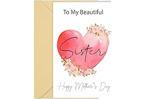 To My Beautiful Sister: Heartfelt Mothers Day Card