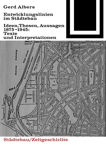 Entwicklungslinien im Städtebau Bauwelt Fundamente 46 ouvrage rare d urbanisme allemand