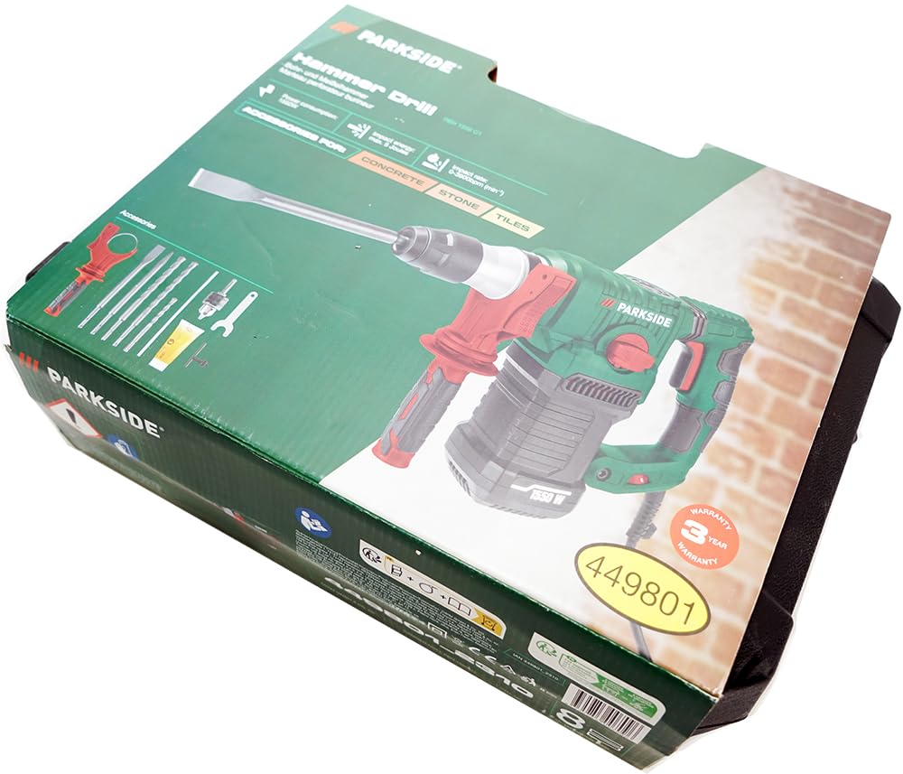 HEADNMORE® Bundle - PARKSIDE® młot udarowo-obrotowy PBH 1550 + HEADNMORE® breloczek do kluczy
