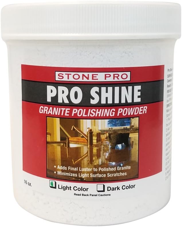 Severin Stone Pro Granite Polishing Powder Pro Shine 1 Pound - Light