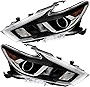 For Nissan Maxima S/SL/SV Headlights Lamps Set 2016 2017 2018 LED Driver and Passenger Side