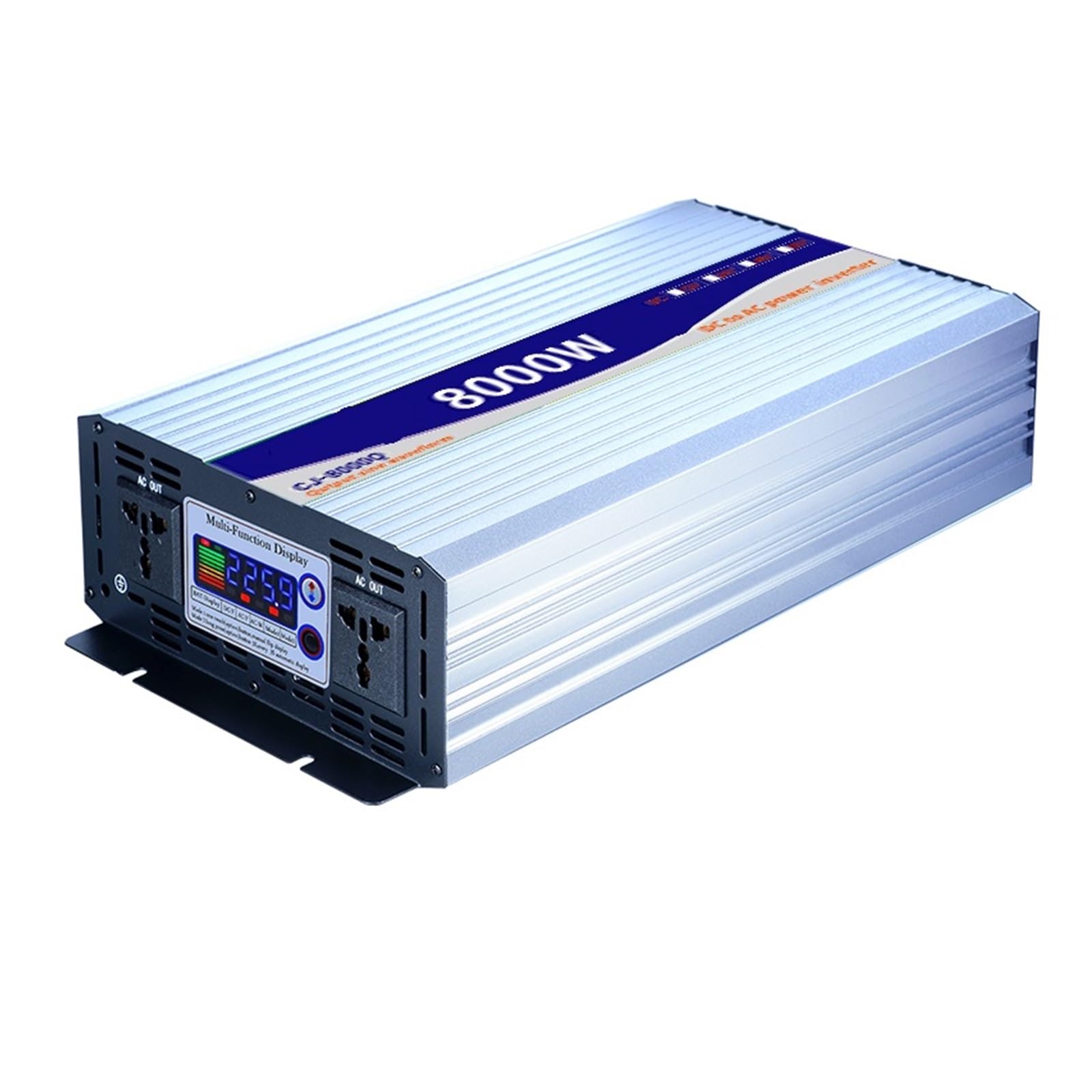 Inverter di Potenza 6000w 8000w DC 12V 24V 48V a AC 220V Convertitore di Potenza Portatile(Peak 8000w,48V-220V 50HZ)