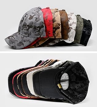 Men Women's Suede Camo Baseball Caps Adjustable Hunting