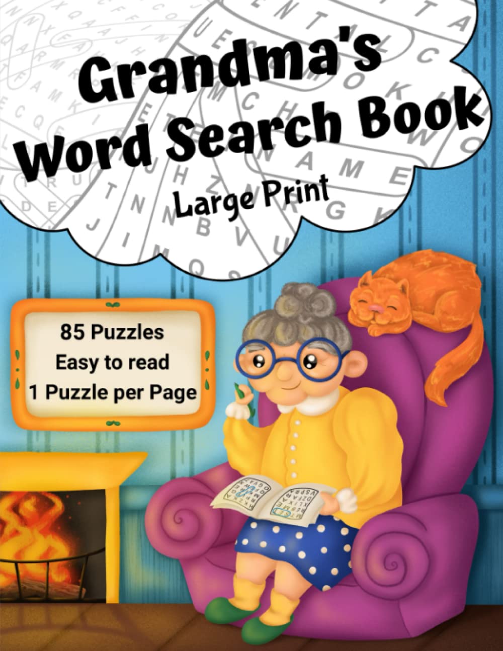 Grandma's Word Search Book Large Print: 85 Large Print Word Search Puzzles for Seniors