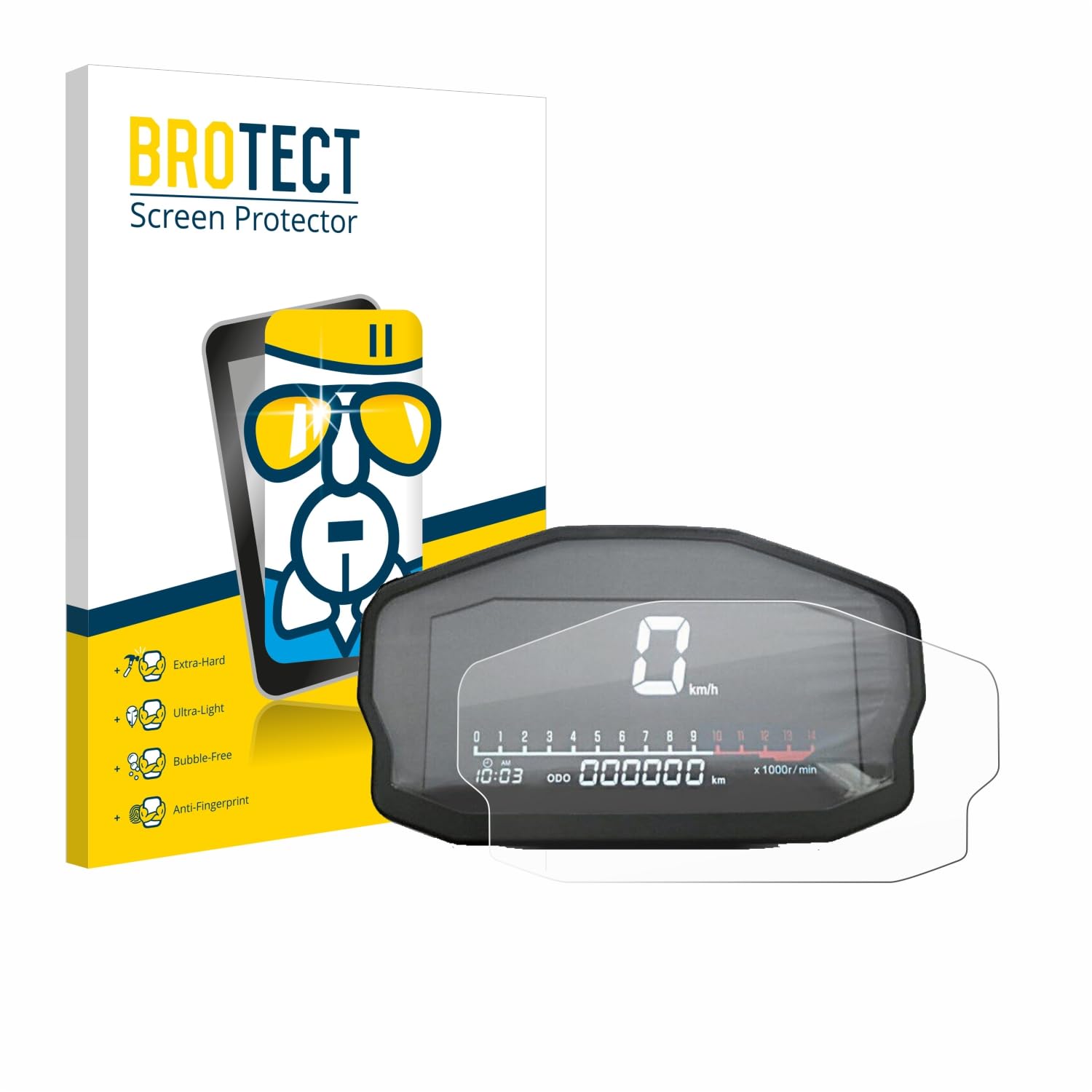 Pellicola Protettiva Display Ducati Supersport 900 - Nano Glass 9H, Antigraffio E Antiriflesso - Foto 10