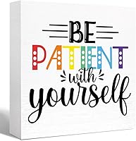 Vista 19 de Letrero inspirador con texto en inglés «Gentle Reminders You Can Do Hard Things» («You Can Do Hard Things» («You Can Do Hard Things»)