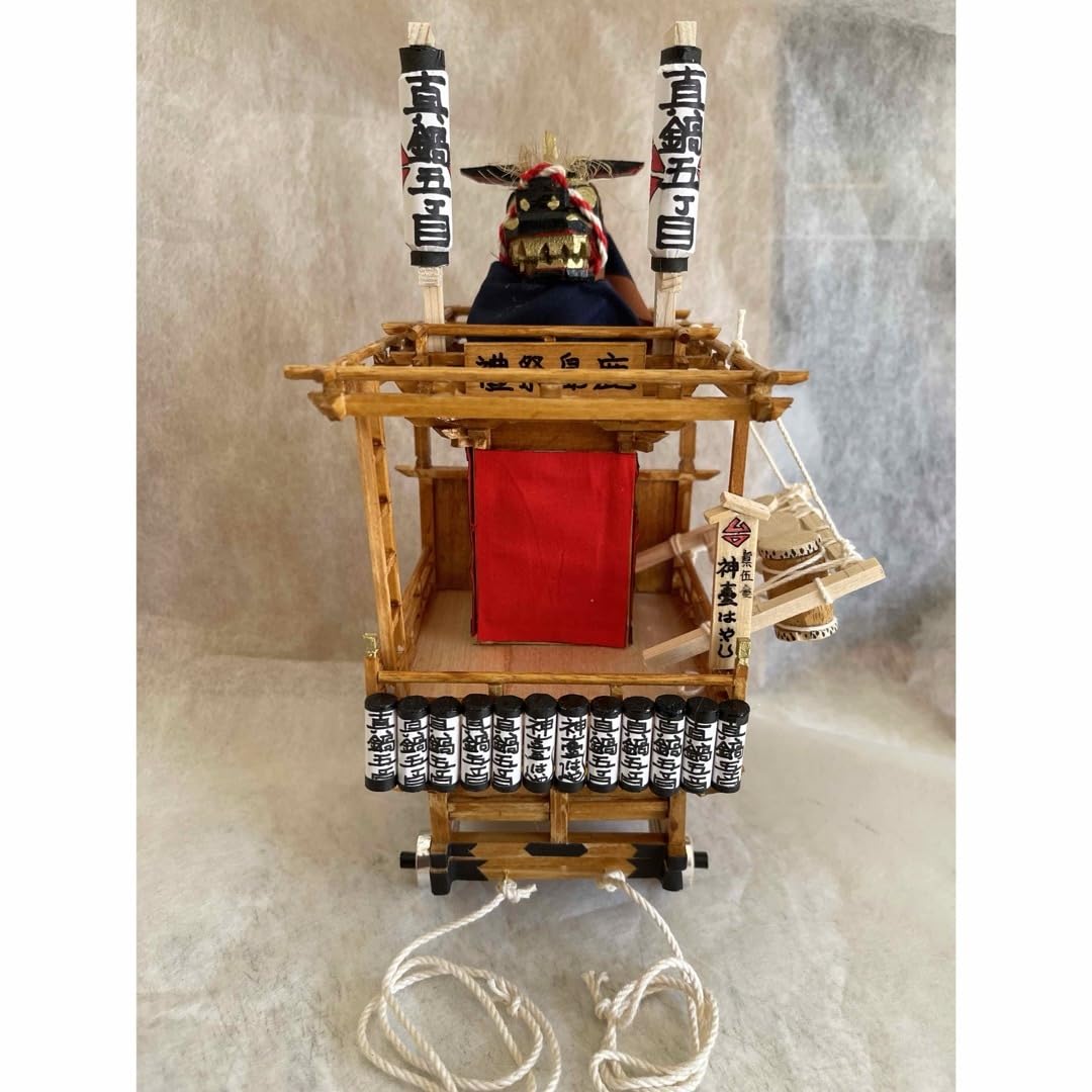 土浦真鍋鹿島神社例大祭 真鍋新町山車ミニチュア/送料込み 土浦 真鍋