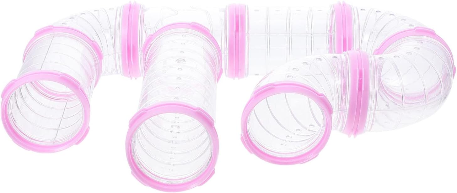 Alipis Juego De Tubos De Hámster Túnel Pequeño De Plástico para Mascotas Accesorios De Jaula para Mascotas Túnel De Conexión DIY Juguete De Ejercicio De Animales Pequeños para Hámster