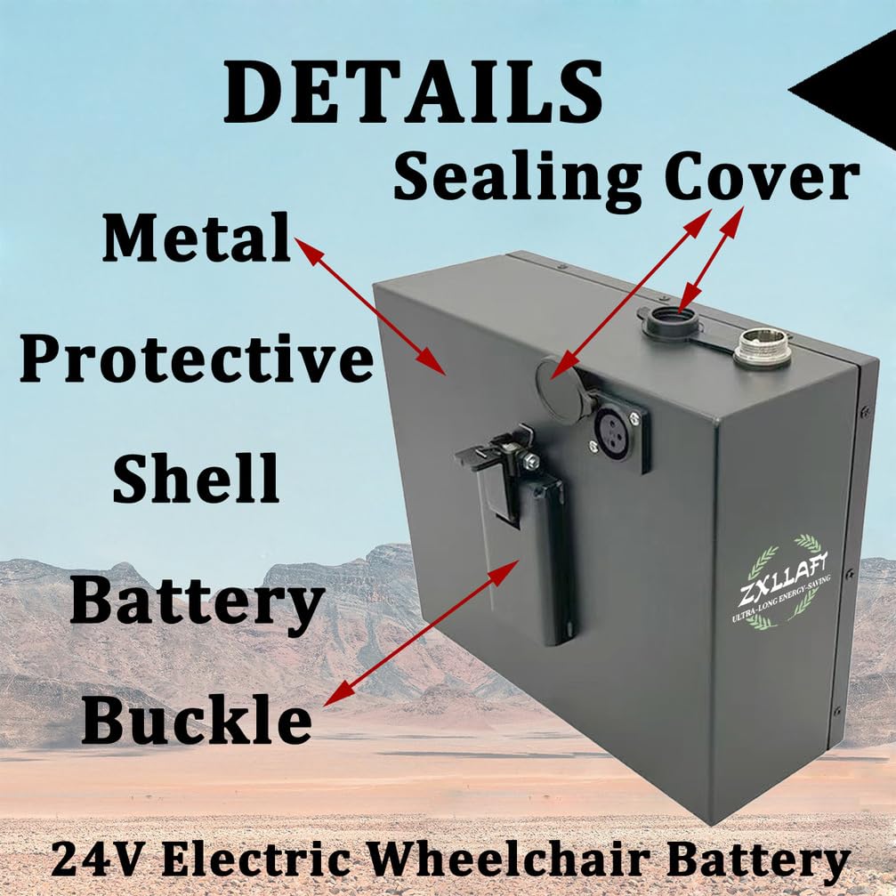 Batería Recargable 24 V 20 Ah 6,6 Ah 12 Ah 15 Ah y 30 Ah Batería de Litio 24 V Baterías sillas de Ruedas eléctricas con Cargador y Hebilla para Motores 100 W a 850 W,24v6.6ah