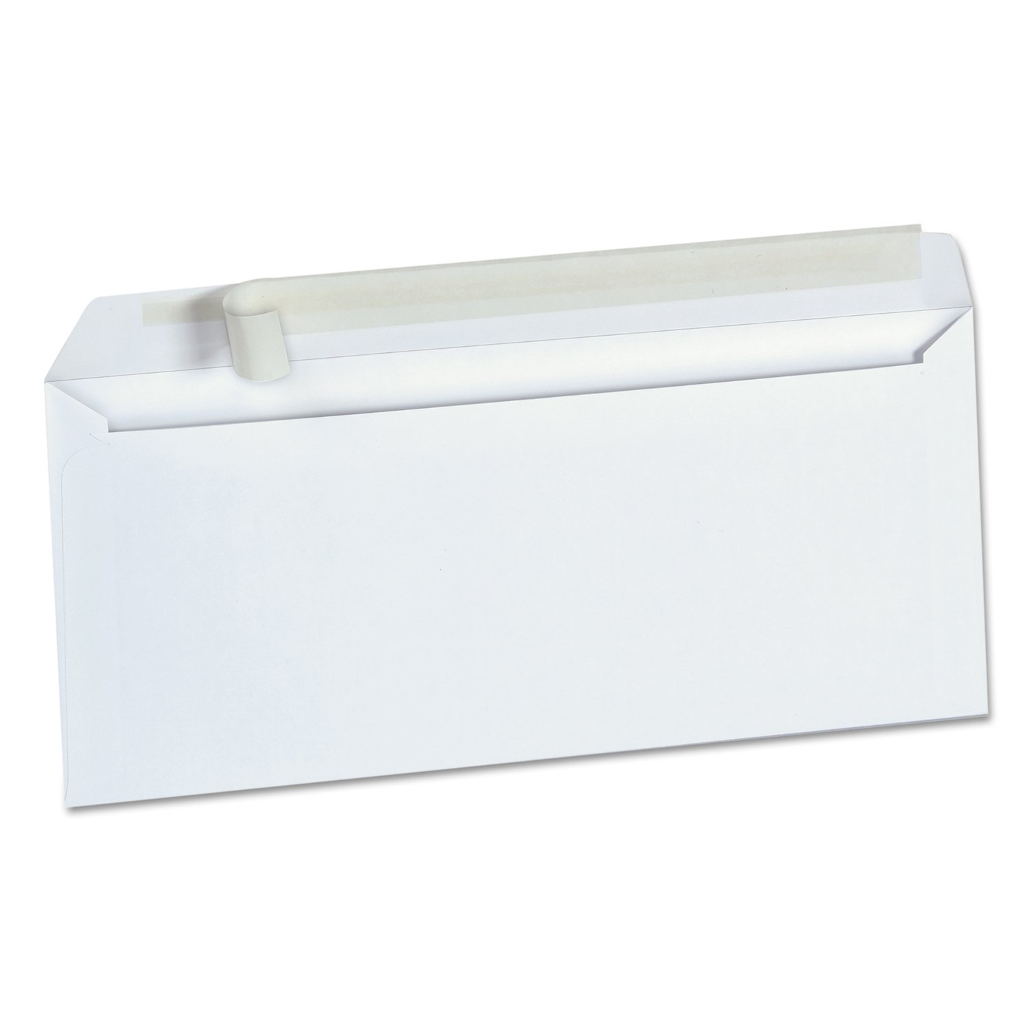 Tira de sello universal para negocios, sobre #10, blanco, 500/caja (36003)
