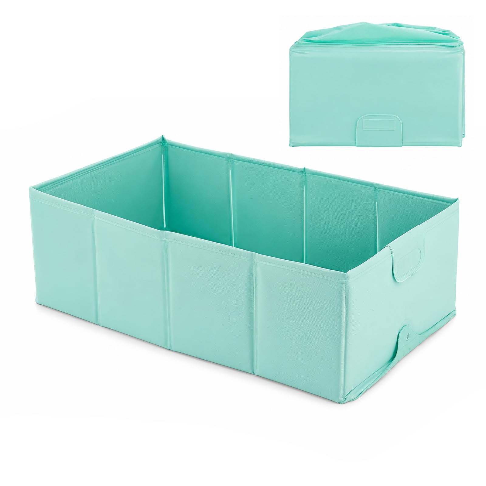 EVERGOODS Foldable Dog Paddling Pool, Non Slip Dog Pool Tub 75x40x20cm