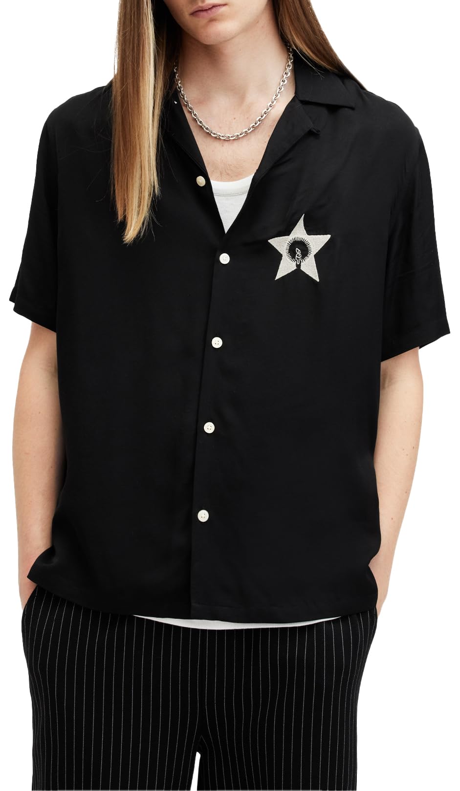 AllSaints Men's Wish Short Sleeve Shirt