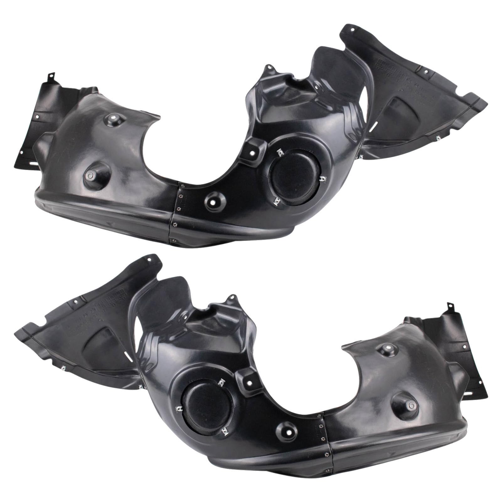 TRQ Front Inner Fender Liner Set | For 2014-2021 Mini Cooper MC1248106 MC1249106