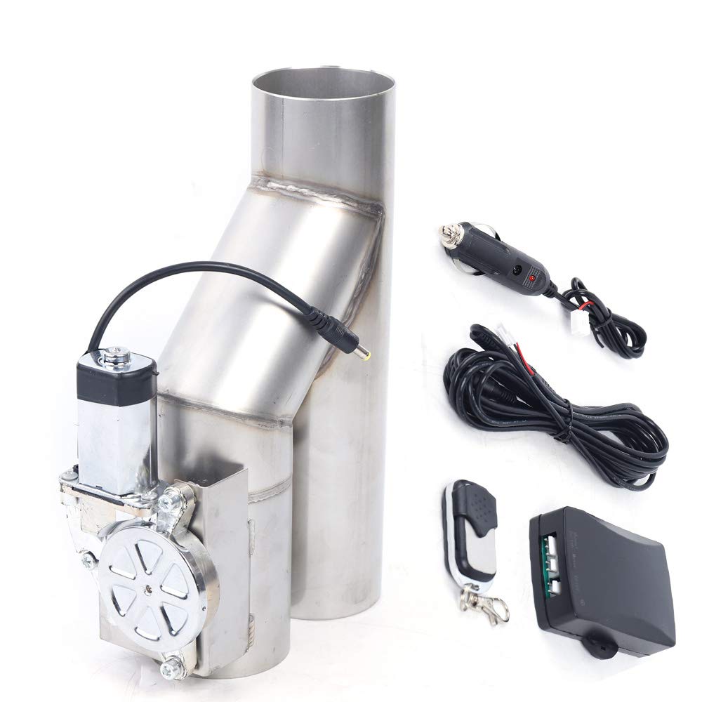 Buy Universal 3inch 76mm Electric YPipe Exhaust Downpipe Control Ecut