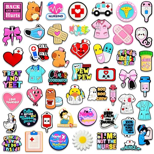 Image of Backpack Pins, Bulk Funny Cute Pins Aesthetic Lapel Pin for Backpacks /Jackets /Hats /Bags Women Nurse Teens Gifts