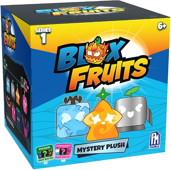 PhatMojo Blox Fruits - Mystery Fruit Collectible Plush - Ages 6+ Pack of 2 (4 Tall Series 1) [Includes DLC Officially Licensed]