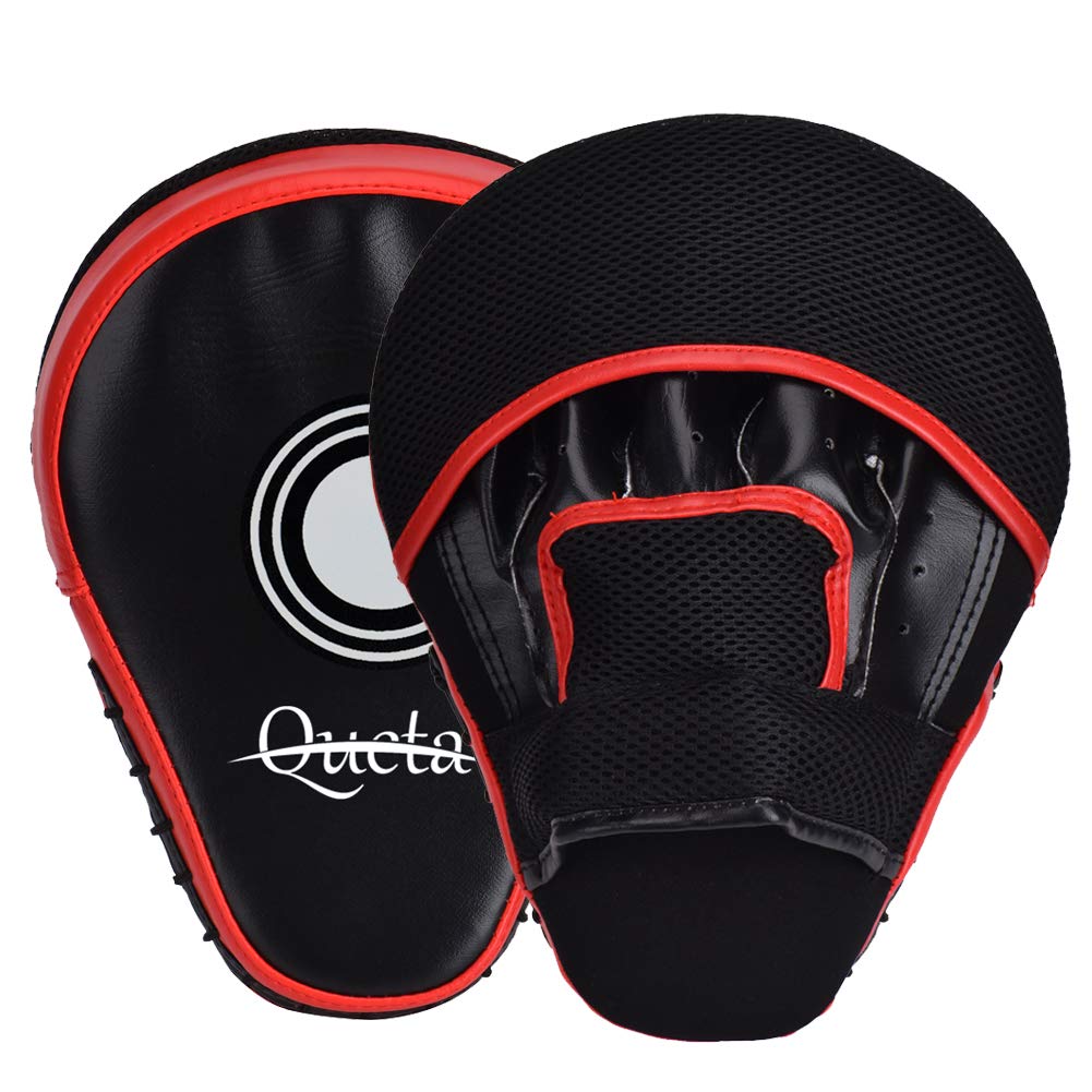 Queta Manoplas de PU Almohadillas de Entrenamiento para Kickboxing Muay Thai