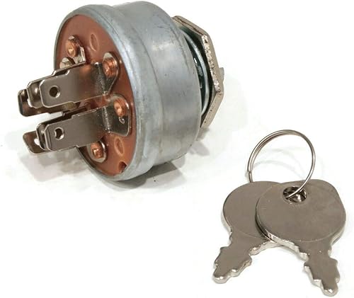 Interruptor de llave de encendido para John Deere 108, 111, 111H, 112L con plataforma de cortacésped de 38", 46"