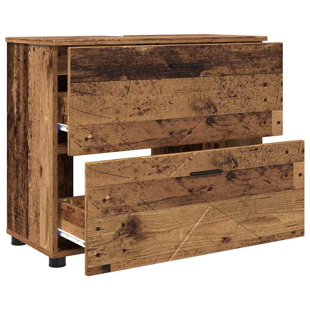 Juego de muebles de baño 3 piezas montado en la pared lavabo