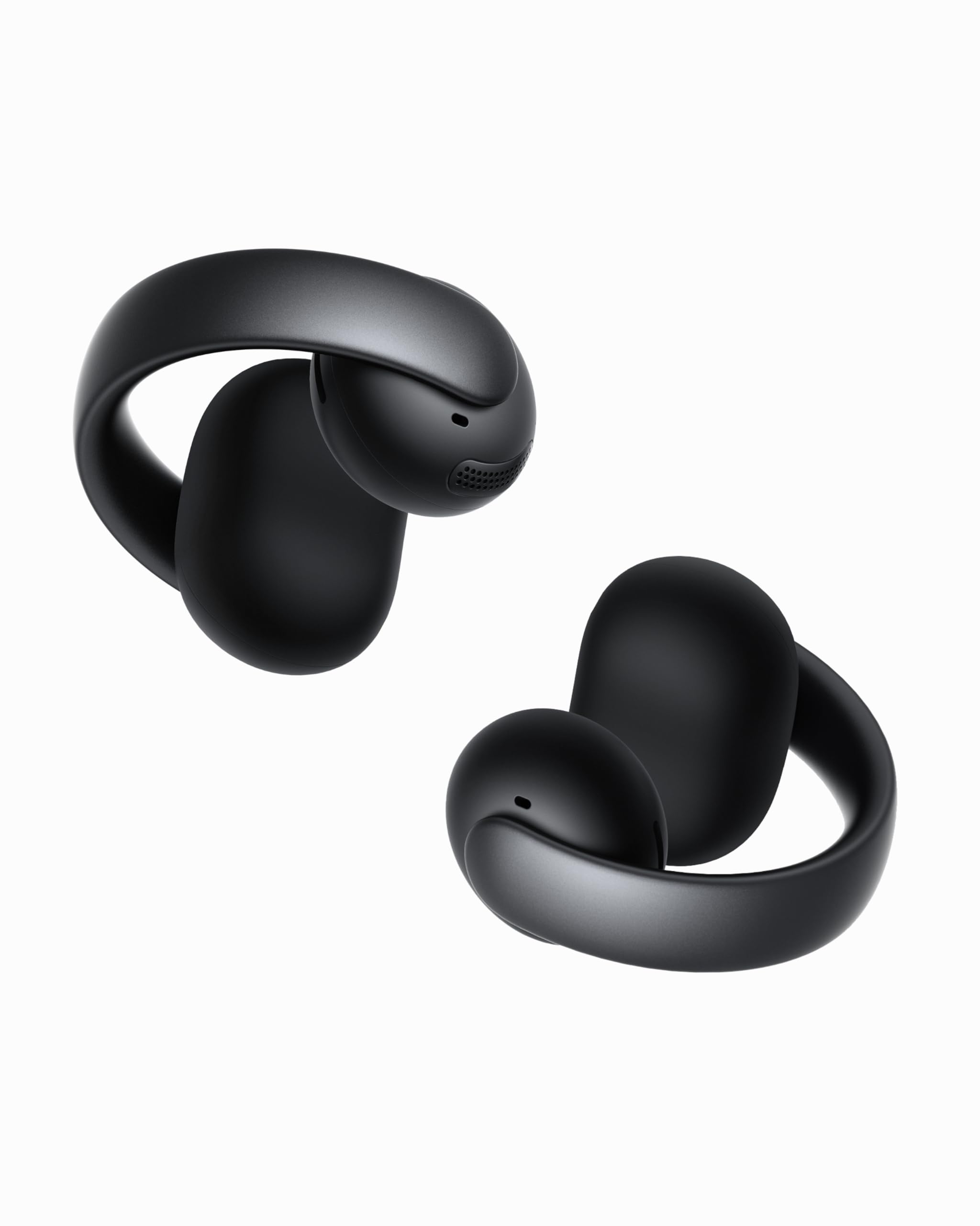 soundcore AeroClip by Anker, écouteurs Oreilles Libres à Clip, Confort adaptatif, appels clairs avec 4 micros et IA, Stables, Haut-parleurs de 12 mm, Design en Anneau Ouvert