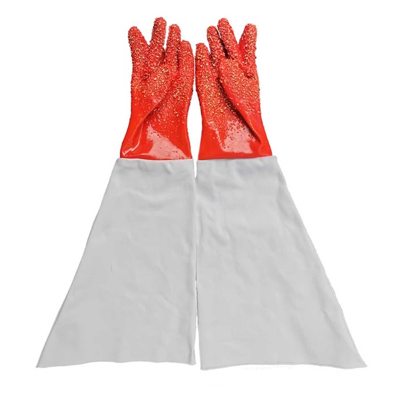 Arbeitshandschuhe, Arbeitshandschuhe, For bessere Sandstrahlhandschuhe aus Gummi, 68 cm, 68 cm(B(1 Pair),7.375)