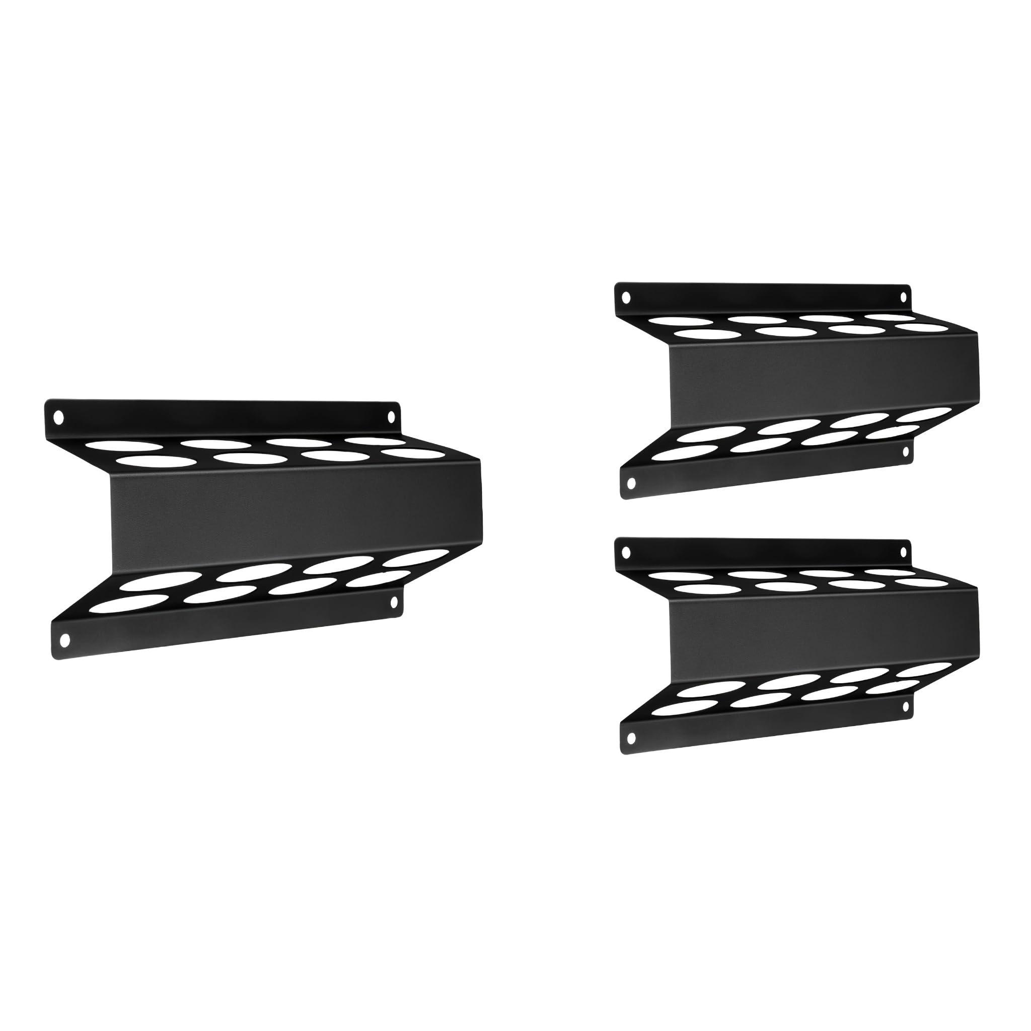 de de soudage en acier allié avec trous, 2 pack | en acier allié à 8 fentes avec revêtement pour l ' organisation des armoires et le stockage des