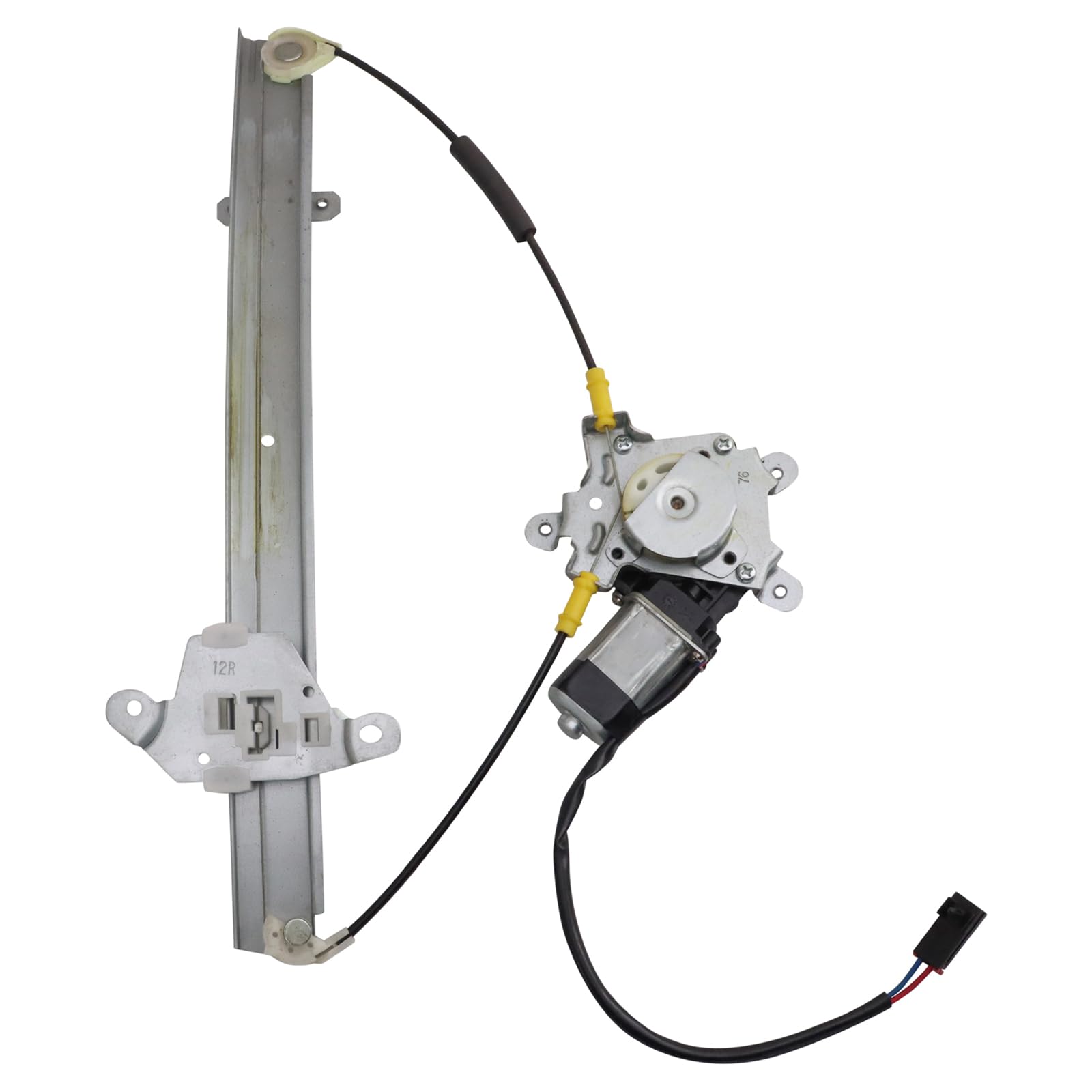 TRQ Front Right Power Window Regulator &amp; Motor Assembly Passenger Side Compatible with 1991-1994 Nissan Sentra