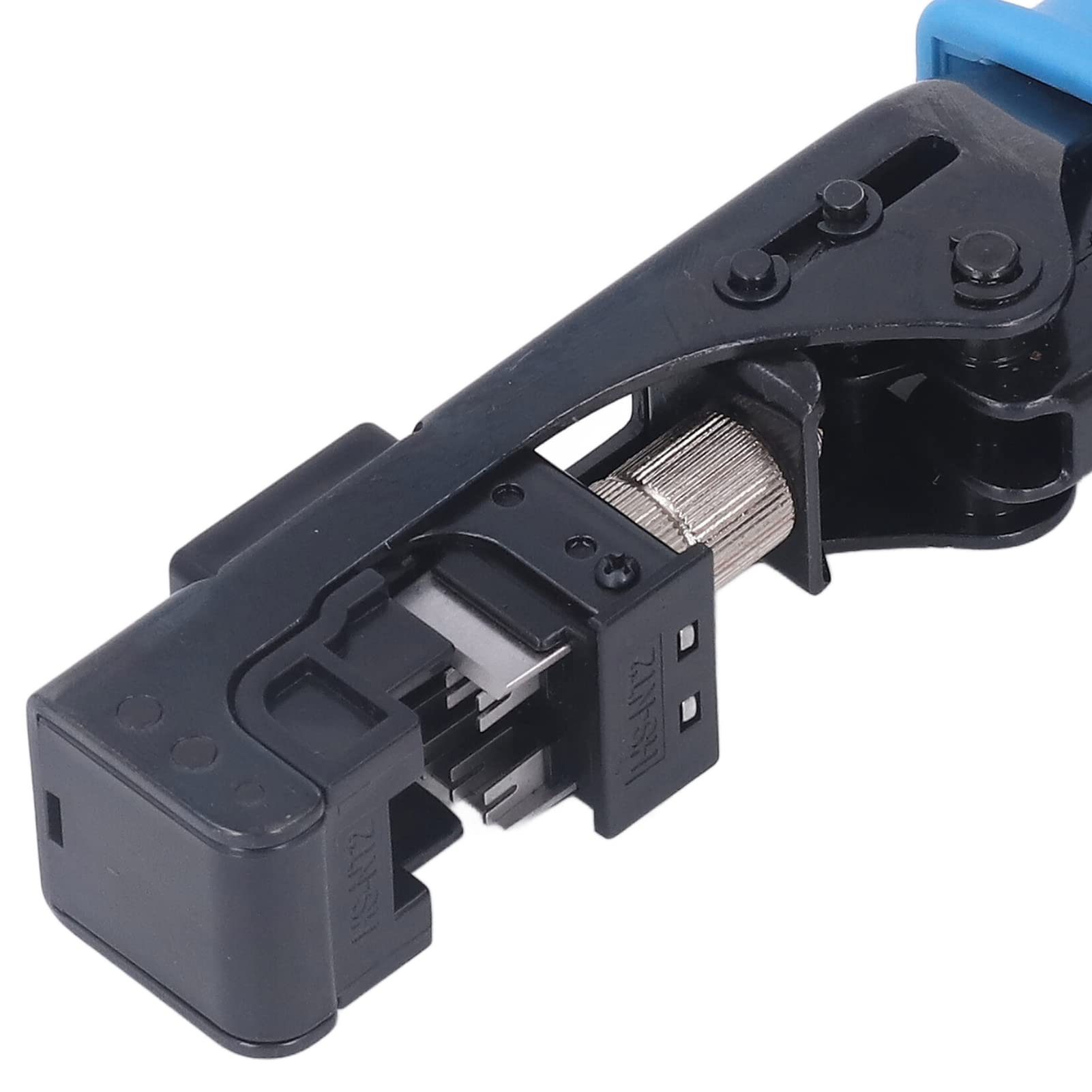 Modulares Datenkabel-Crimper, Legierter Stahl, Flachmund, Terminationswerkzeug für Cat5 Cat6 Netzwerkkabel, Dual - Funktion Drahtschneider und Crimper für Home Office Industrie Einsatz