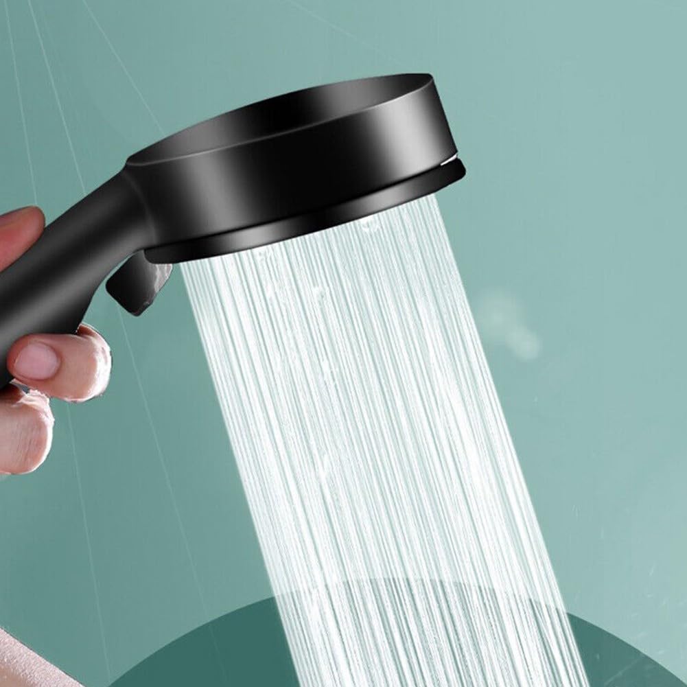 Soffione doccia regolabile a risparmio idrico con 5 impostazioni di spruzzo funzionali per un maggiore comfort di bagno (soffione doccia)