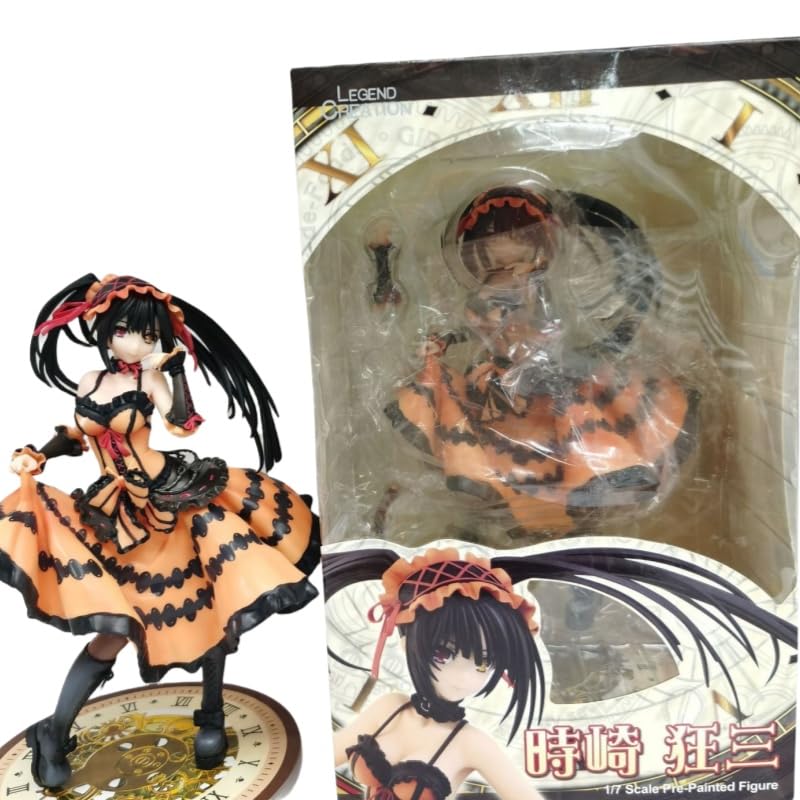 Date A Live Figur - Tokisaki Kurumi Anime Statue, 21 Cm Hoch, Aus PVC, Detailreich Bemalt, Perfekt Als Sammlerstück Oder Geschenk