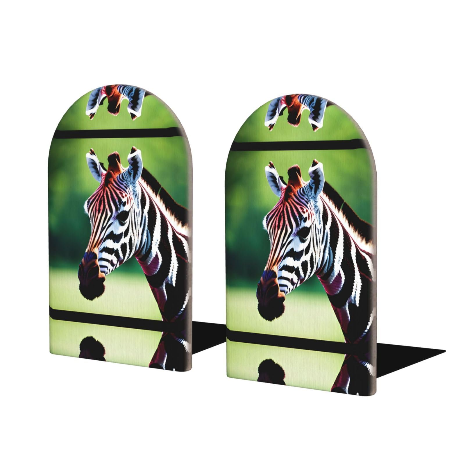 Amazon.com: Zebra and Giraffe Bookends Shelves - Decorative