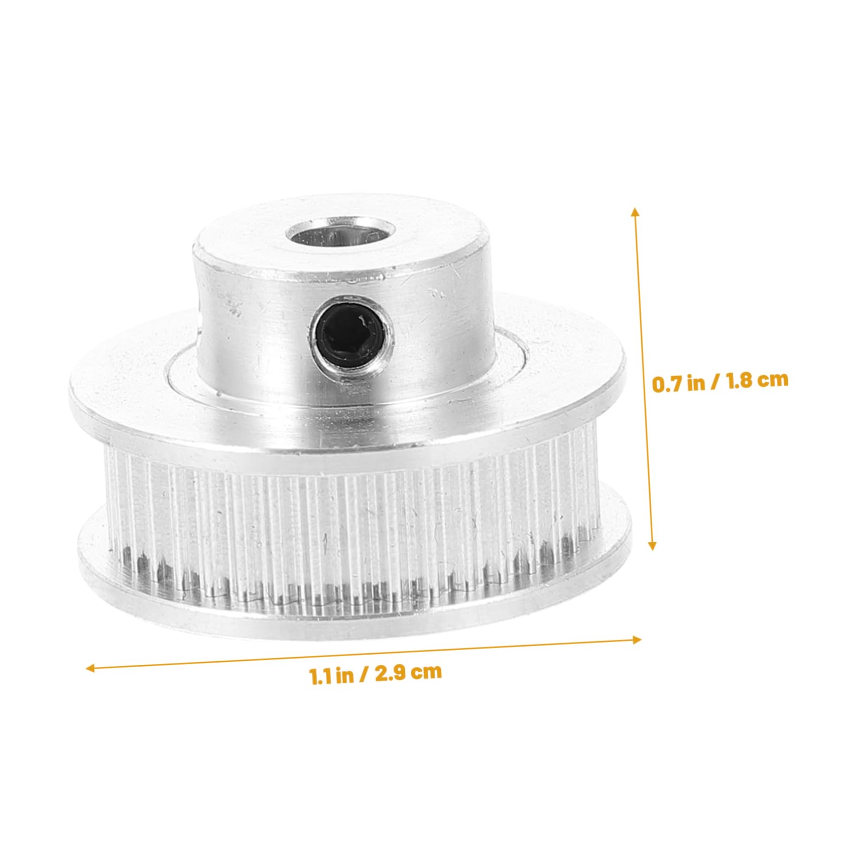 VILLFUL Aluminum Timing Pulley Pulley Replacement Metal Timing Belt Wheel Aluminum Printer Accessories