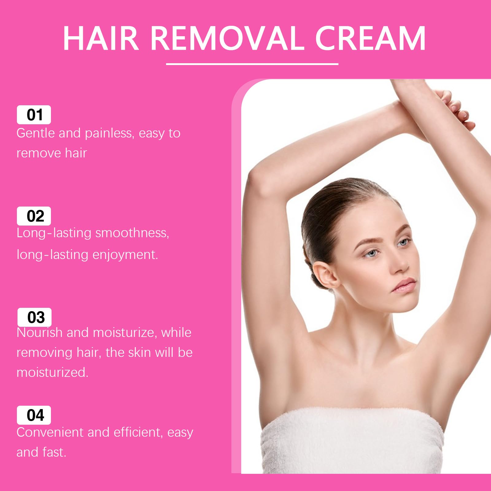 Crema depilatoria intima per donne e uomini, rimozione dei capelli e cura della pelle, crema depilatoria senza dolore e impeccabile, per viso, braccia, gambe, zona bikini e zone intime (10 pezzi)