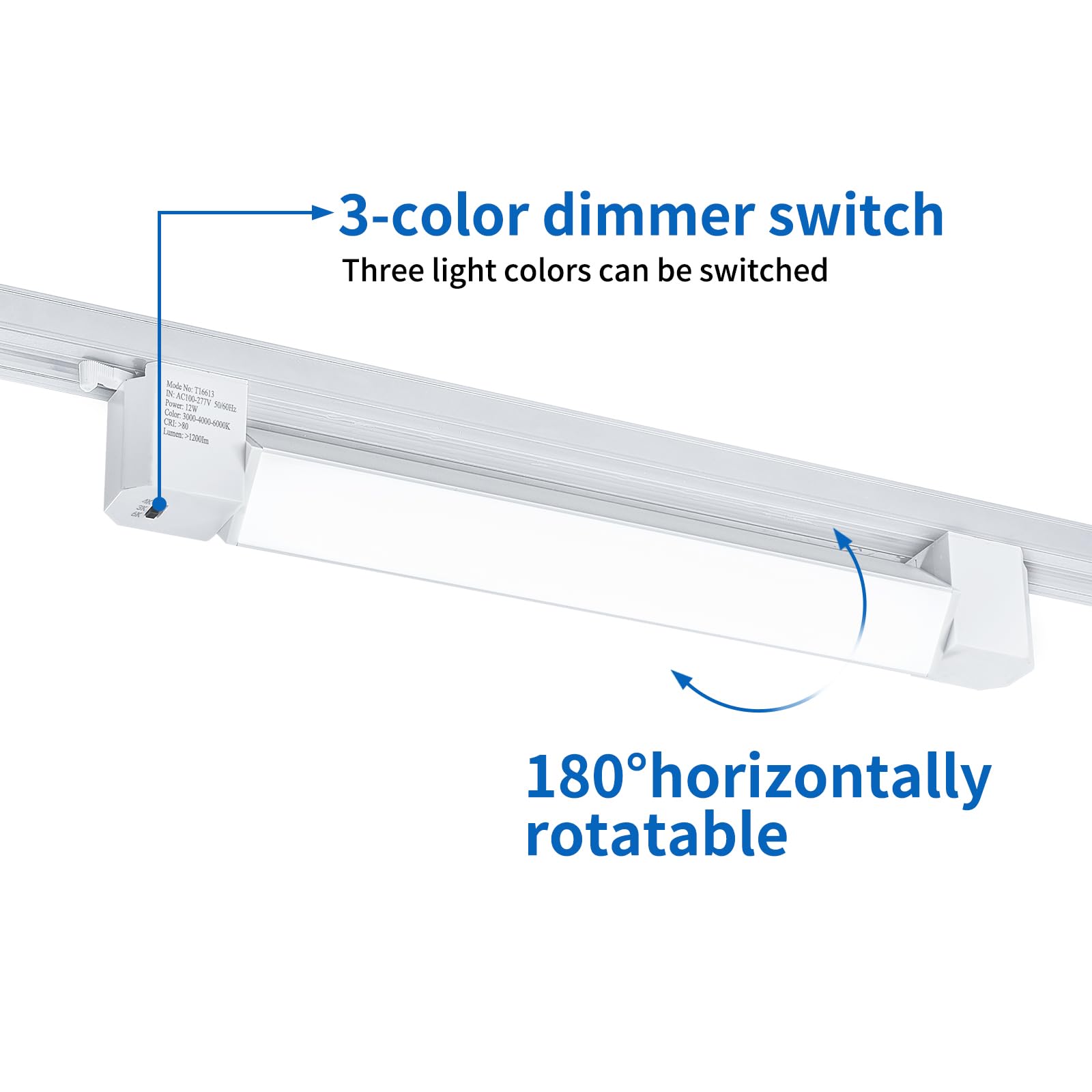 Sensore di movimento interno, rilevatore di movimento esterno, luce notturna IP64 da 25,9 piedi, rilevamento a lunga distanza, per garage, giardino, bagno, spogliatoio con