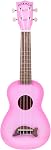 Kala Makala Dolphin, 4-String Ukulele, à la main droite, Burst rose, Soprano (133454)