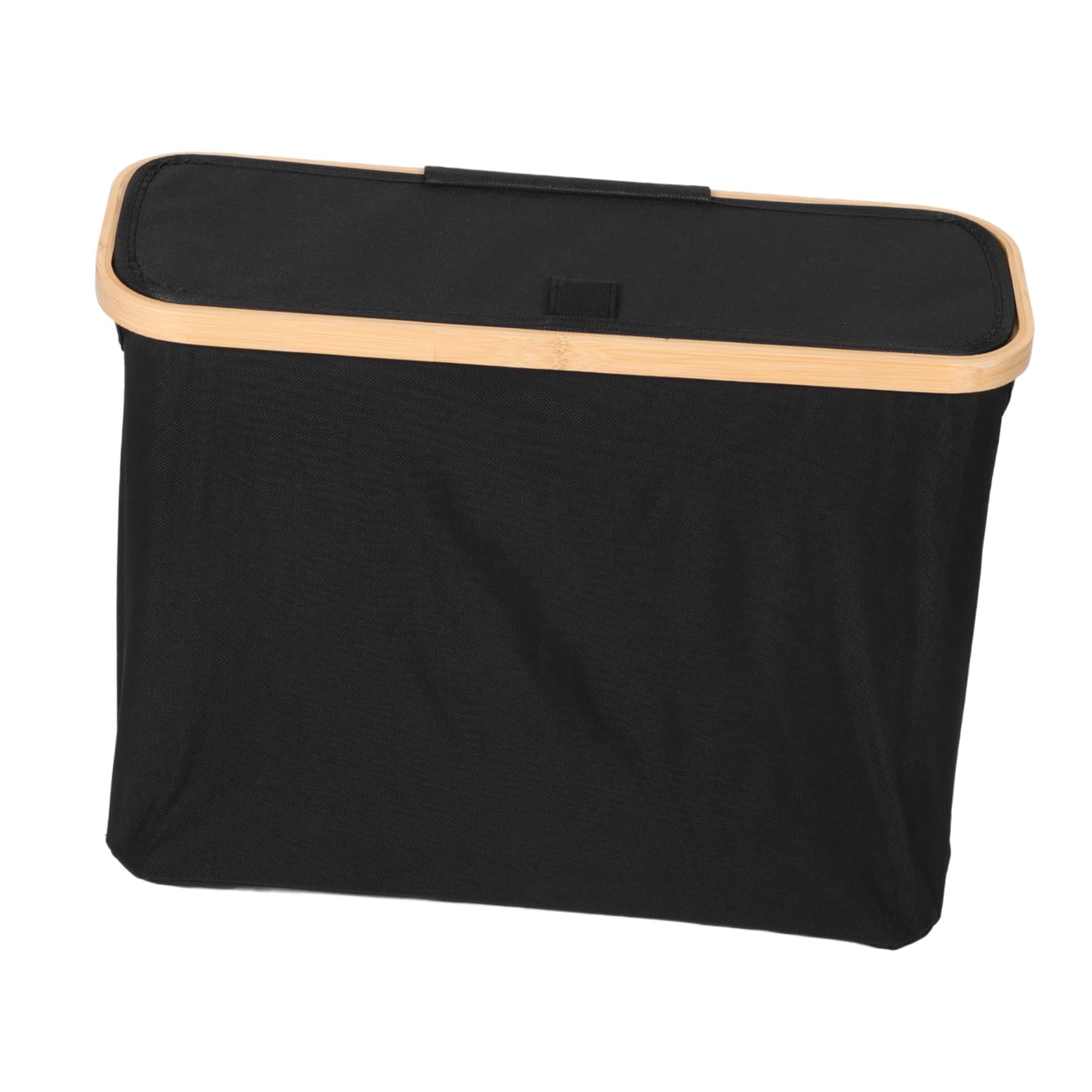 Cesta de Almacenamiento para Papel Higiénico de Tela Negra | Gran Capacidad para Varios Rollos, Uso en Cocina y Baño, Diseño Simple y Versátil