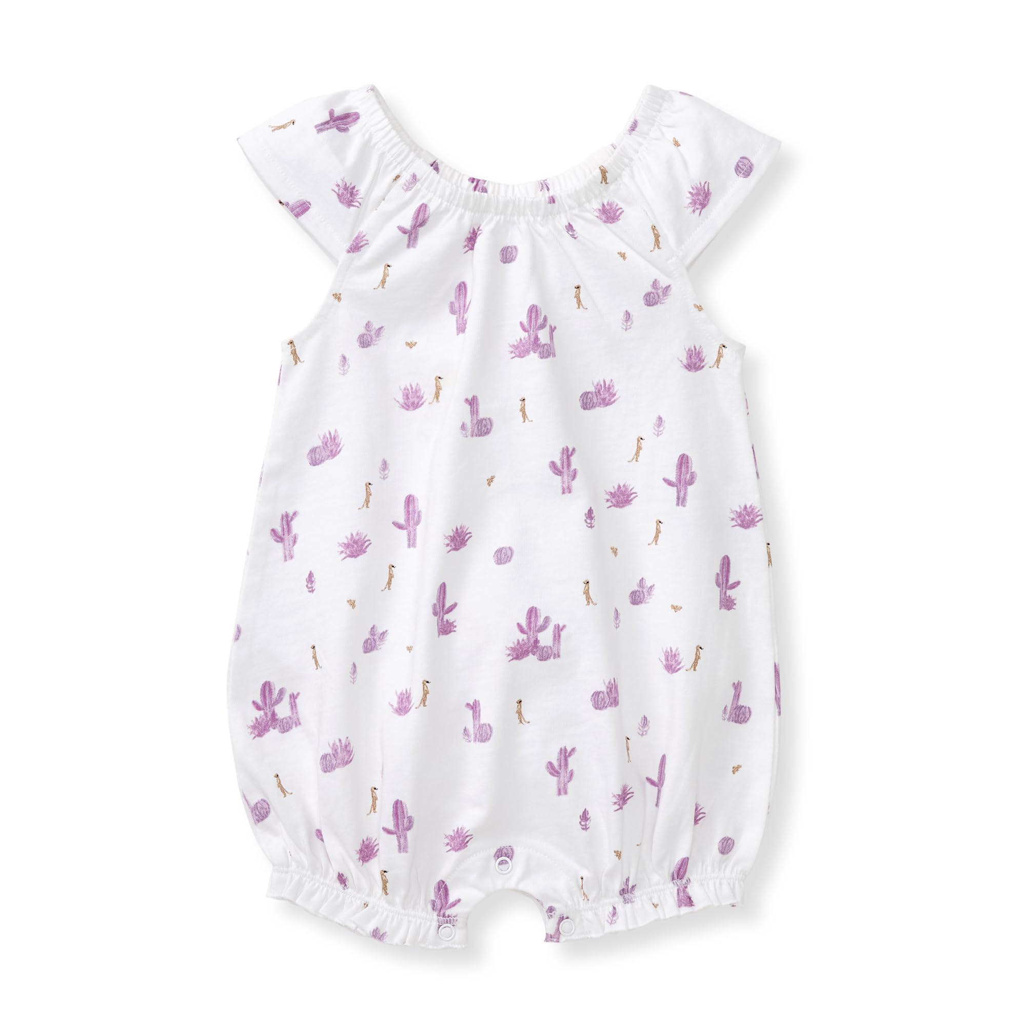 Burt's Bees Baby baby-girls Bubble Romper, 100% Organic Cotton One-piece Bubble Shortall and Layette Set Girl Outfit