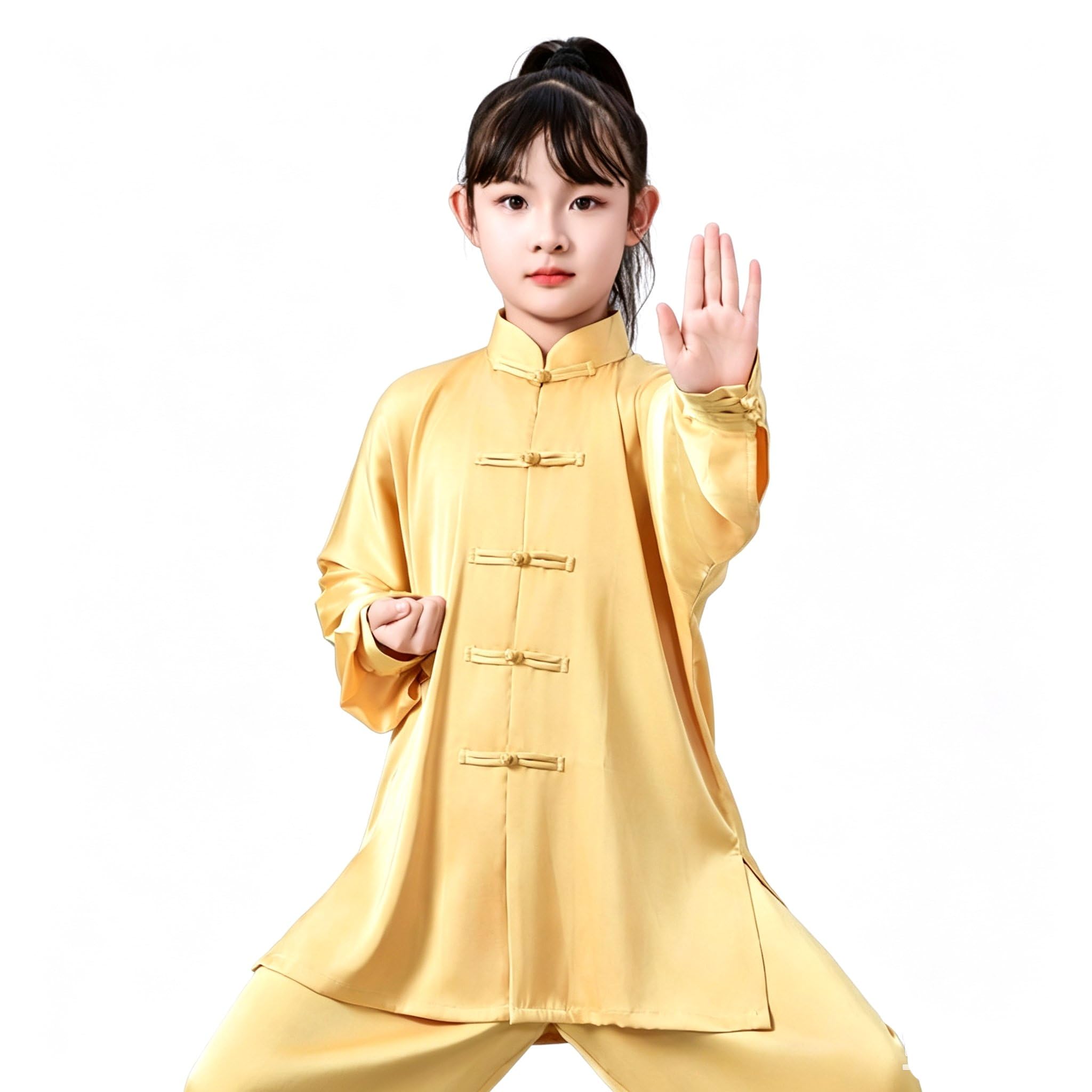 1 zestaw ubrań Tai-chi, tradycyjny mundur Kung-Fu, lekka chińska odzież dla dzieci