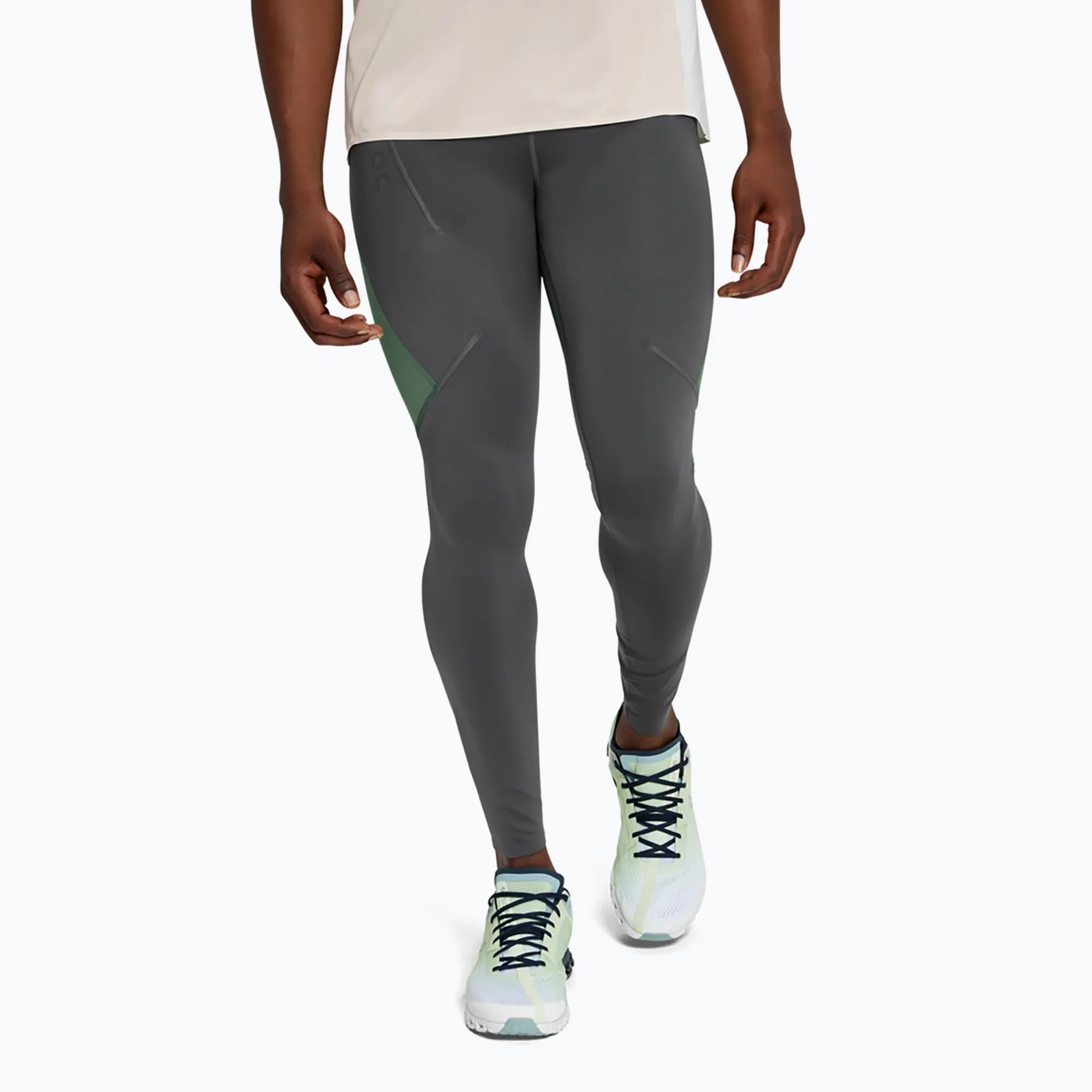 On Men Grey Polymide Elastane Sports Tight 1