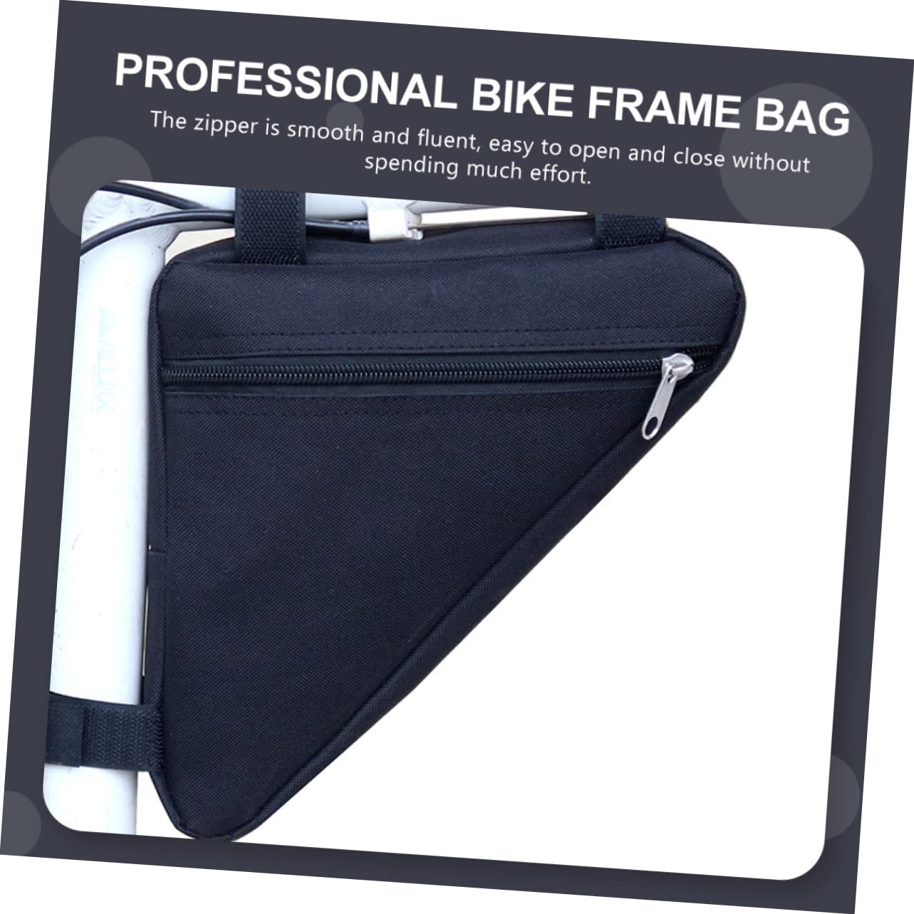 GALPADA 2pcs Bike Bag Frame Waterproof Bike Pouch for Bicycles Secure Easy Install