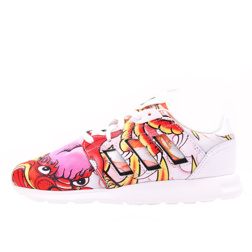 adidas Originals 2015 Q2 Women ZX 500 2.0 Rita Ora Dragon Fashion Sneaker White B26726