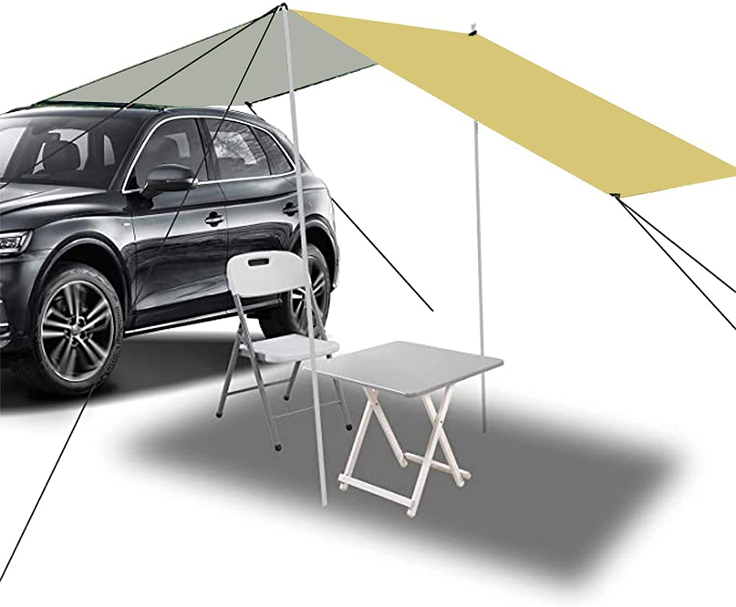 Outdoor Sun Shade Sails, UV Resistant Shade Net, Rectangular Patio Garden Sail, Garden Canopy Cover, Sun Protection Water-proof, by JOOCHOO, with Grommets