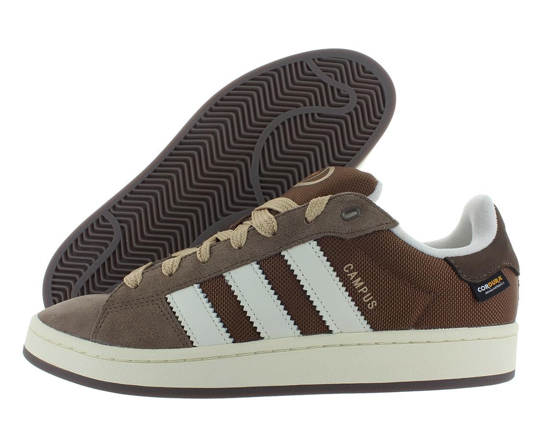 Adidas Campus 00s Mens Shoes Size 8, Color: Pre-Rubbed Brown/Off-White/Earth Straighter-Brown