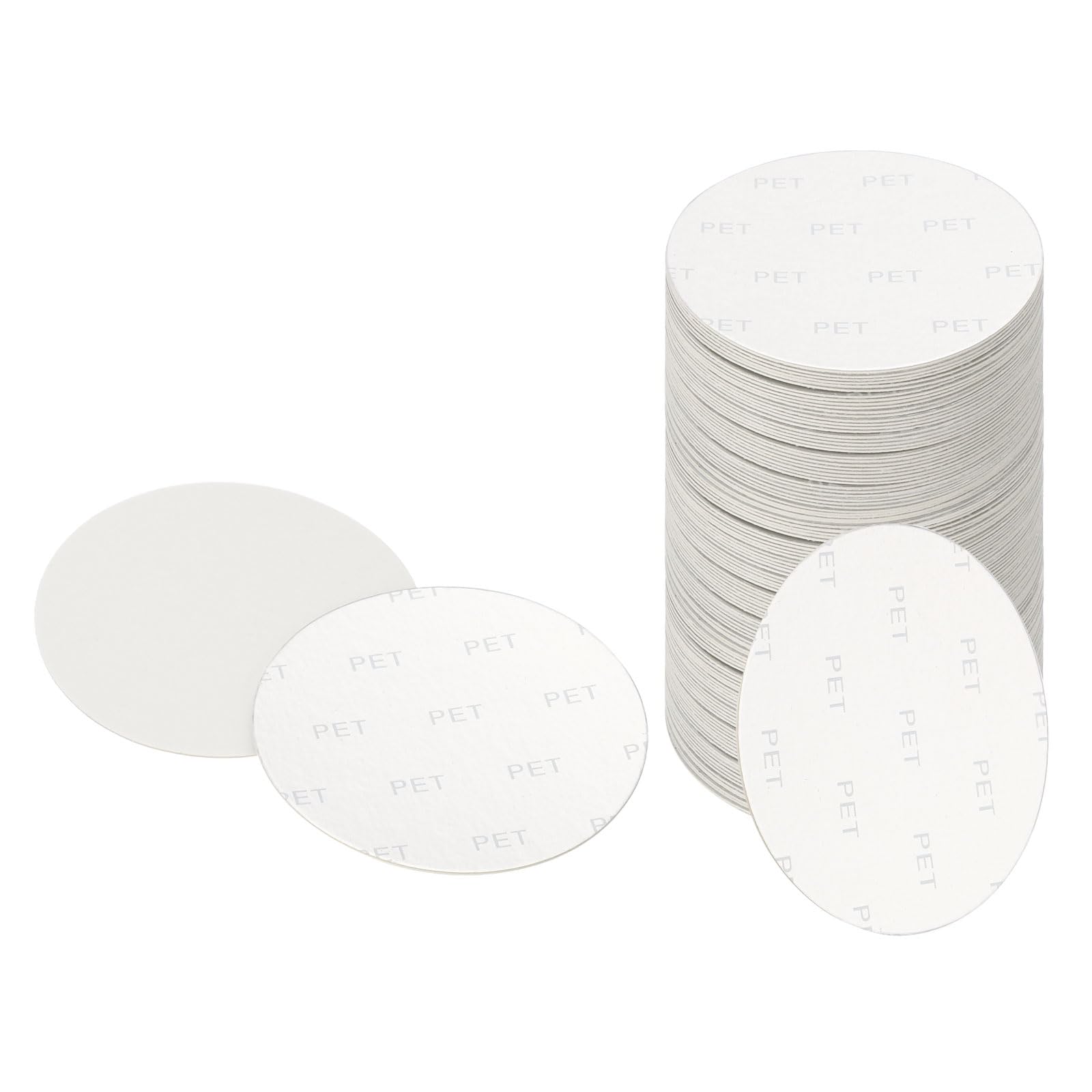 PATIKIL 53mm/2.09" Aluminum Foil Cap Liner, 300 Pack Resistant Tamper Induction Heat Sealer Sealing Liners for PET Bottle Jar Lid